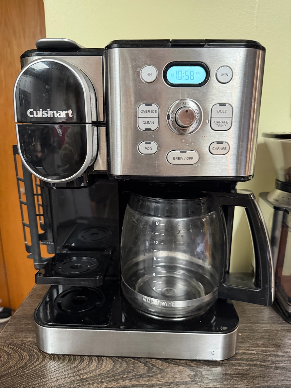 Cuisinart Black and Stainless Steel Dual Brewer Coffee Maker